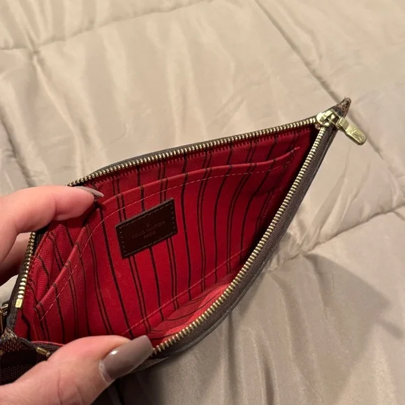 Louis Vuitton Damier Ebene Wristlet - Picture 3 of 6